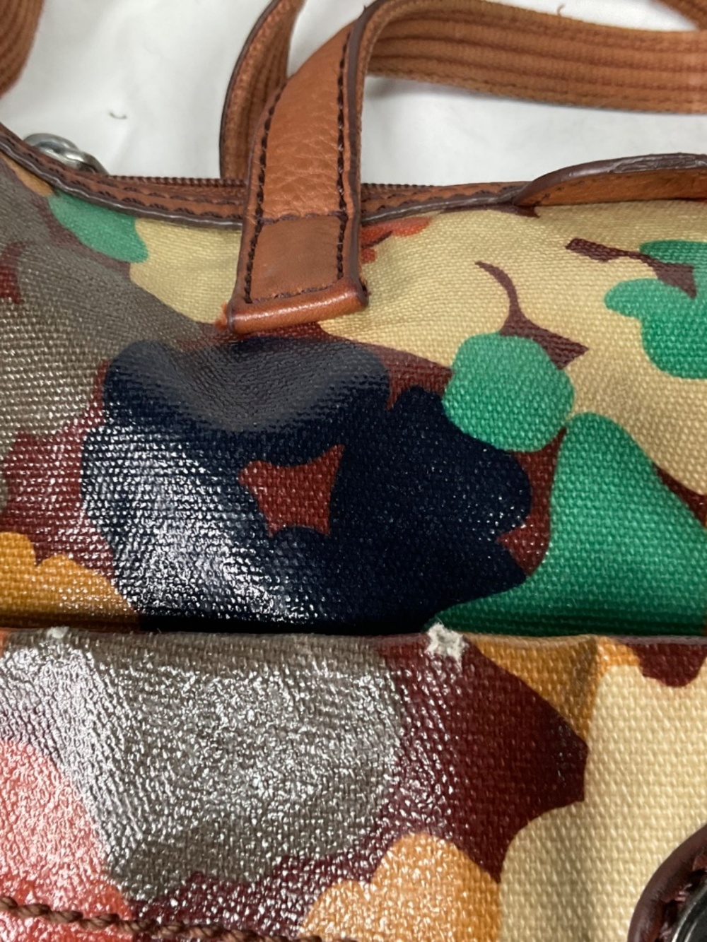 Fossil Key-Per Floral Coated Canvas Crossbodty - Picture 6 of 9